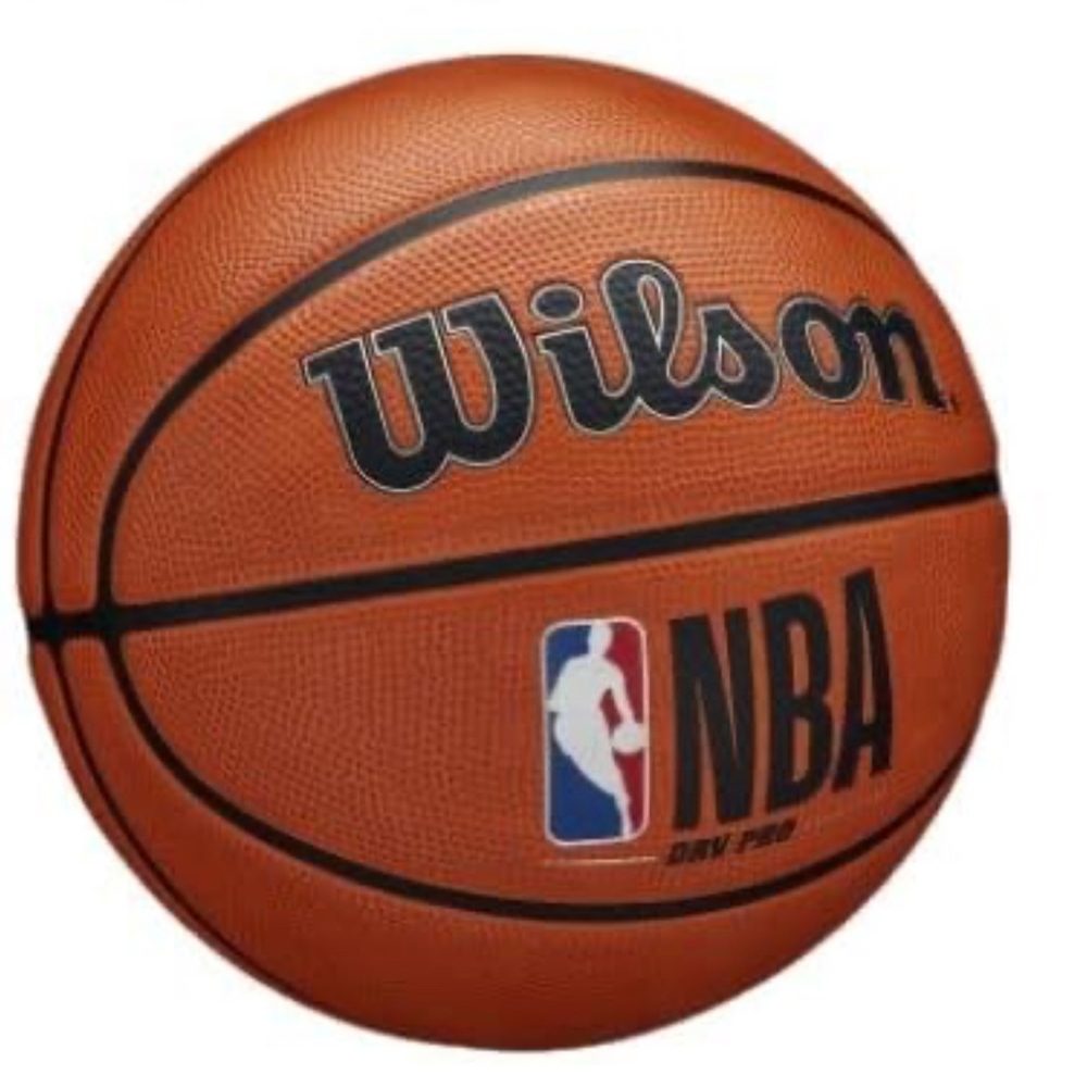 Wilson NBA DRV Pro Outdoor Basketball, Brown, 29.5" size 7